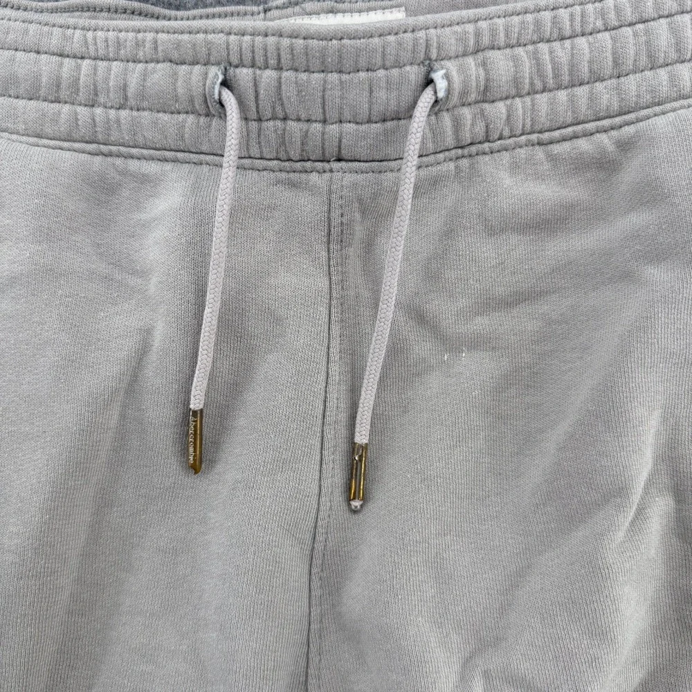 Abercrombie & Fitch Sweat Shorts Mens S Tan Embossed Logo Fleece Drawstring - Picture 5 of 16